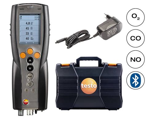 testo flue gas analyser kit